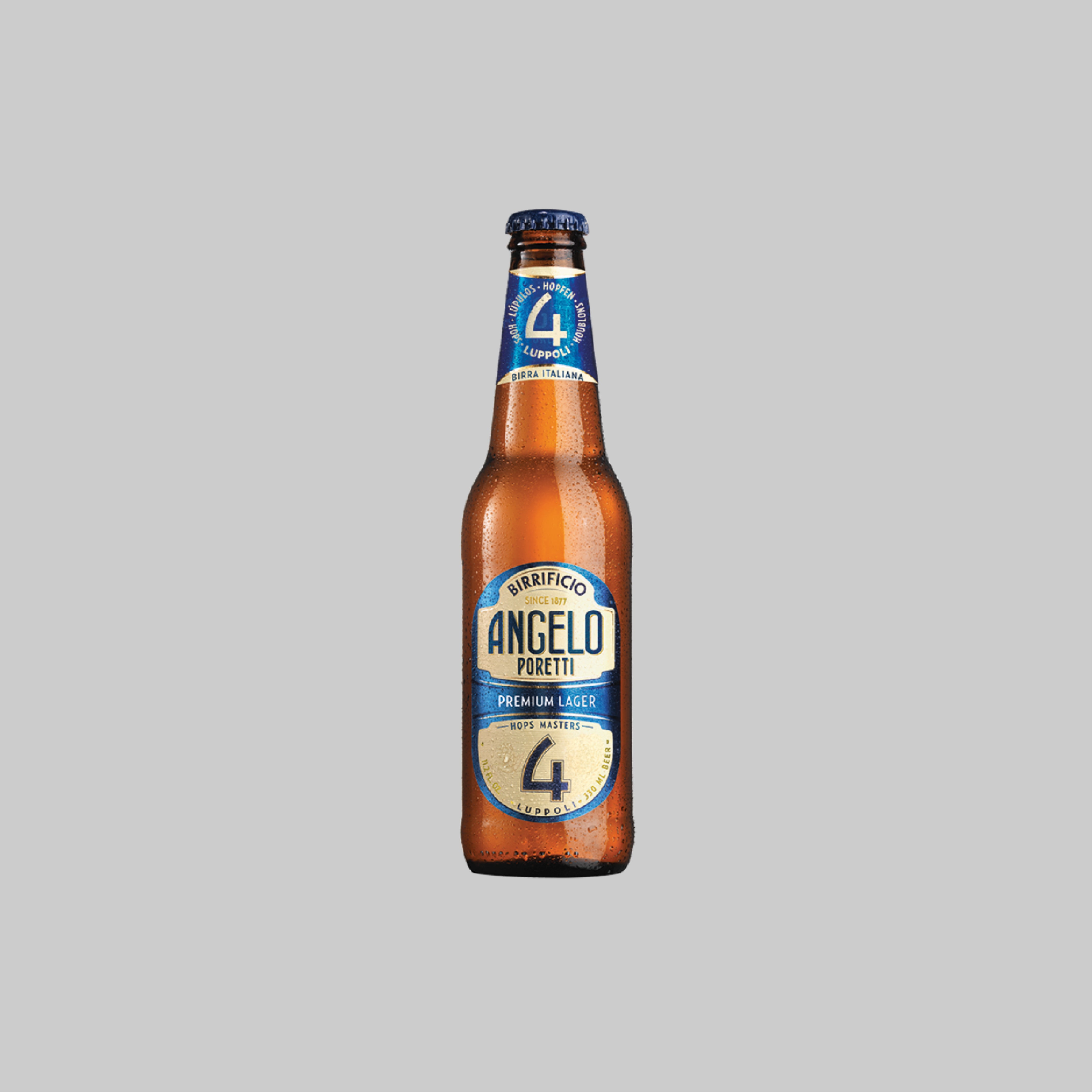 Birrificio Angelo Poretti 4 Luppoli Lager Bottle 330ml 5.0% - Time2Drink